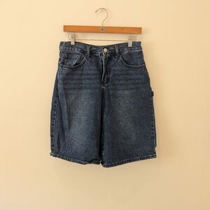 RSQ baggy carpenter jorts blue size 27